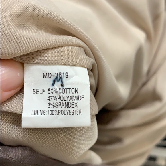 Boutique brown and tan mini dress. Medium - Picture 5 of 6